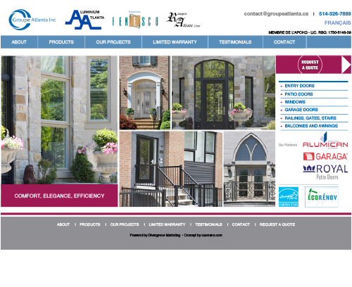 Website design Groupe Atlanta